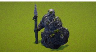 Old Stone Statue