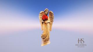 Roses Angel Beautiful Statue - Gothic | Classical | Detailed ( Woman )