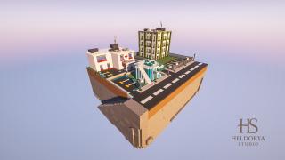 Floating City Island - Modern - Fully Furnished - Interiors - Hospital,Caffe,Houses