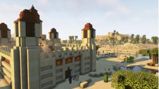 Terralith Desert Village Castle