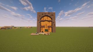 Giant gate with a 3x3 door.