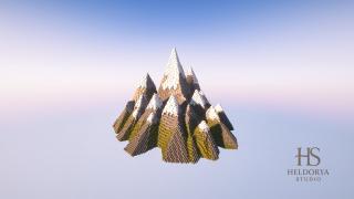 Winter Snowy Mountain - Medium Size