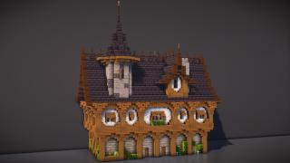 Medieval Mansion With Interior