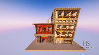 Italian Modern City Buildings - Fully Interior