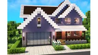 Purple Suburban House