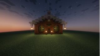 Cozy Dark Oak House