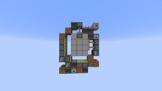 3x3 Redstone Door one block wide