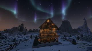 ❄️ Winter Majesty Mansion – Fully Furnished Luxury Winter Spawn Chalet ❄️