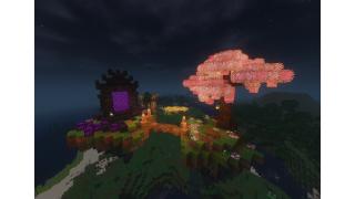 Floating Island - Nether Portal