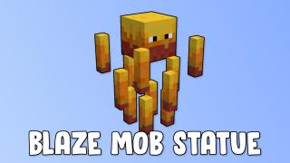 Blaze Mob Statue