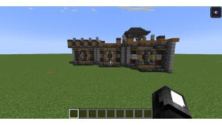 Wall diagonally