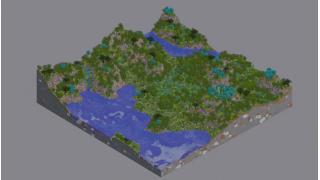 Custom Survival Green Fantasy Map