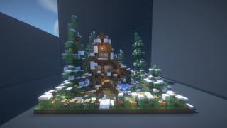 Christmas themed winter cabin (Schematic File)