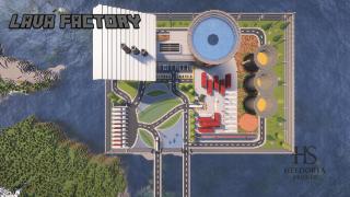 🔥 Molten Factory – Ultimate Lava Production Base 🔥