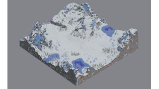 Custom Survival Snowy Christmas Map