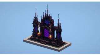 Dark nether portal