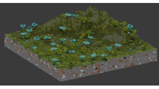 Custom Radioactive World Map 500x500 Blocks