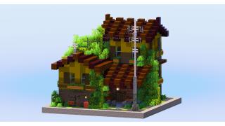 Yellow Abandoned House
