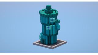 Blue Bikini Bottom House
