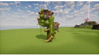 Jungle-Deepslate Treehouse (FREE)