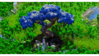 Blue Fantasy Tree