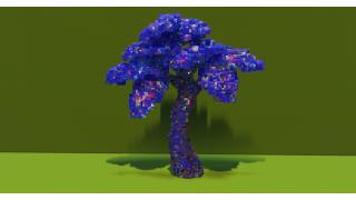 Fantasy Blue Tree