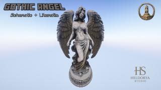 Gothic Angel - Dark Statue ( 001 )