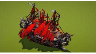 Big Red Sail Boat