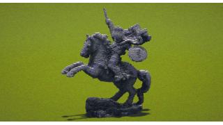 Knight on Horse statue