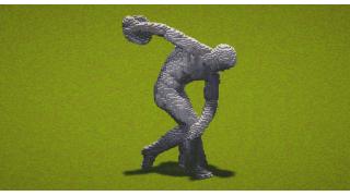 Discobolus statue