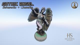 Gothic Angel - Dark Statue ( 004 )