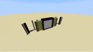 10x10 Piston door