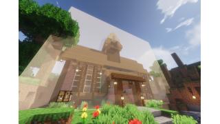Medieval Brick Survival House Interior Built In