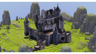 White Medieval Castle