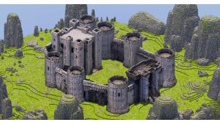 Medieval Castle Court