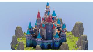 White Fantasy Castle