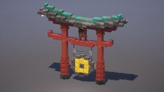 Japanese Torii Gong