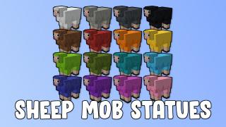Sheep Mob Statues