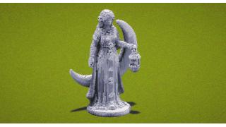Moon Priestess Statue