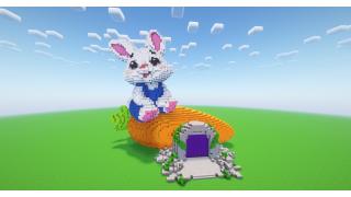 Easter Giant Carrot Nether Portal
