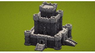 Imposing Medieval Fortress