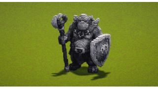 Orch Warrior Statue