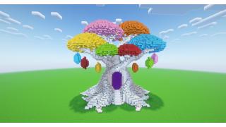Minecraft Rainbow Bonsai Nether Portal