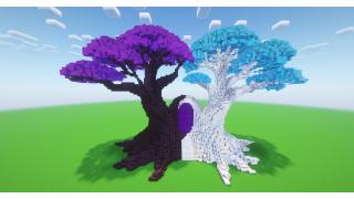 Minecraft Yin Yang Bonsai Nether Portal