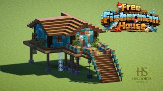 🌊FREE 🌊Fisherman House [Fully Furnished] ⚓ | Realistic Coastal Build (30x18)