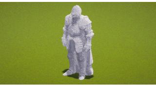 White Knight Statue