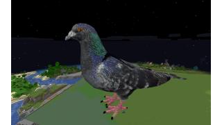 Pigeon Monster Statue (Litematica)