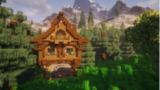 Rustic Alpine Cottage/House – .schem & .litematic