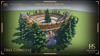 Greenhaven Arena - Nature inspired PvP Arena/ Temple