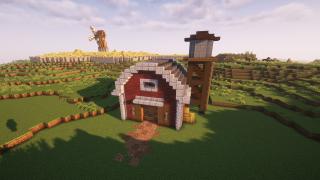 Barn and Small Silo